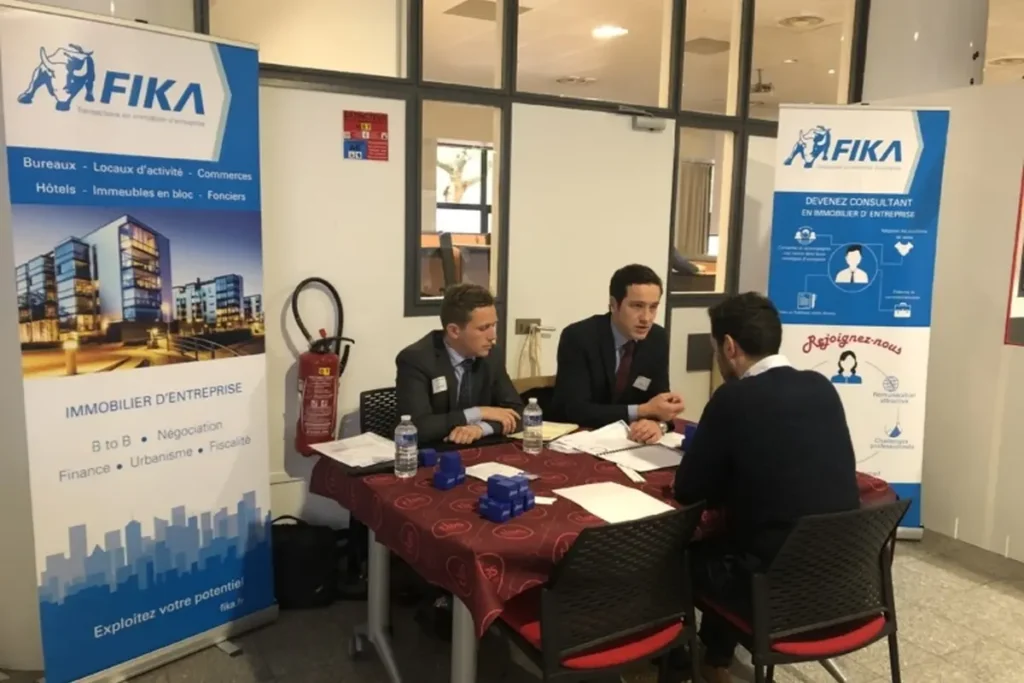 Équipe FIKA au Forum Talents et Avenir de TBS