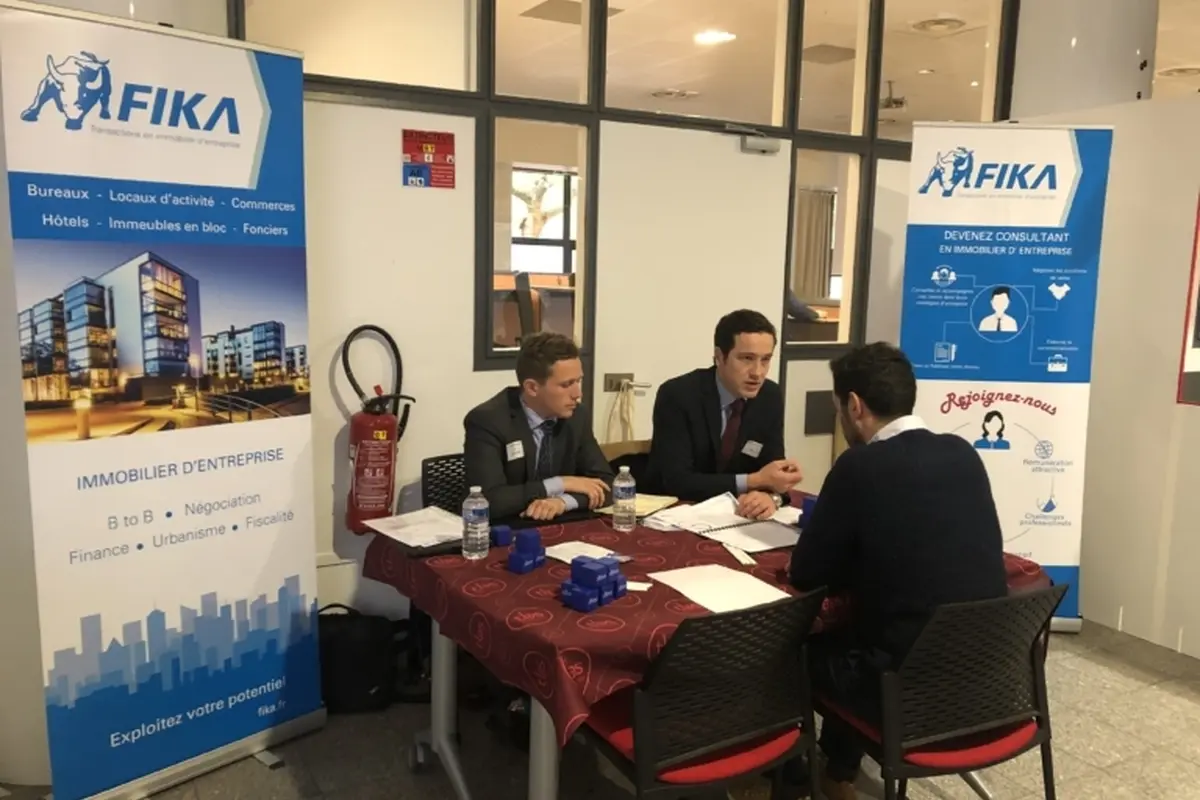 Équipe FIKA au Forum Talents et Avenir de TBS