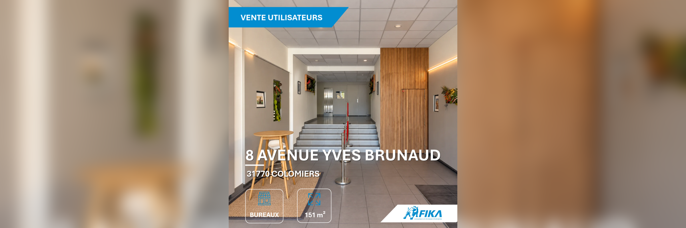 Acquisition de bureaux de 151 m² à Colomiers par SCE